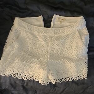 MONSE White Lace Women's Shorts